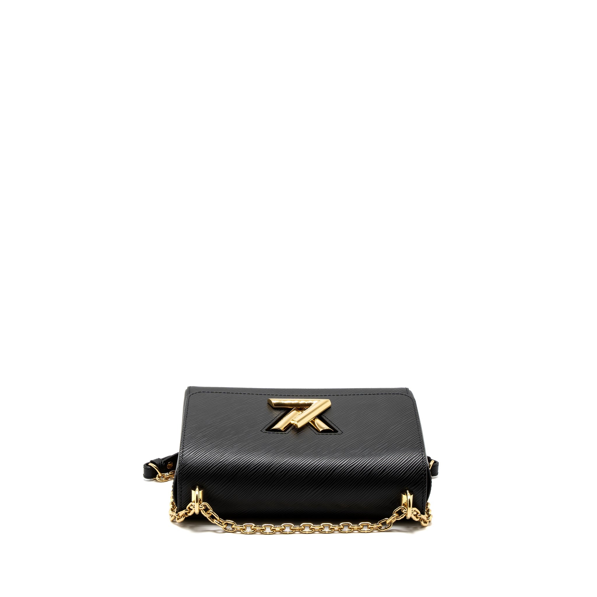 AAA Replica Louis Vuitton LV TWIST MM EPI BLACK GHW