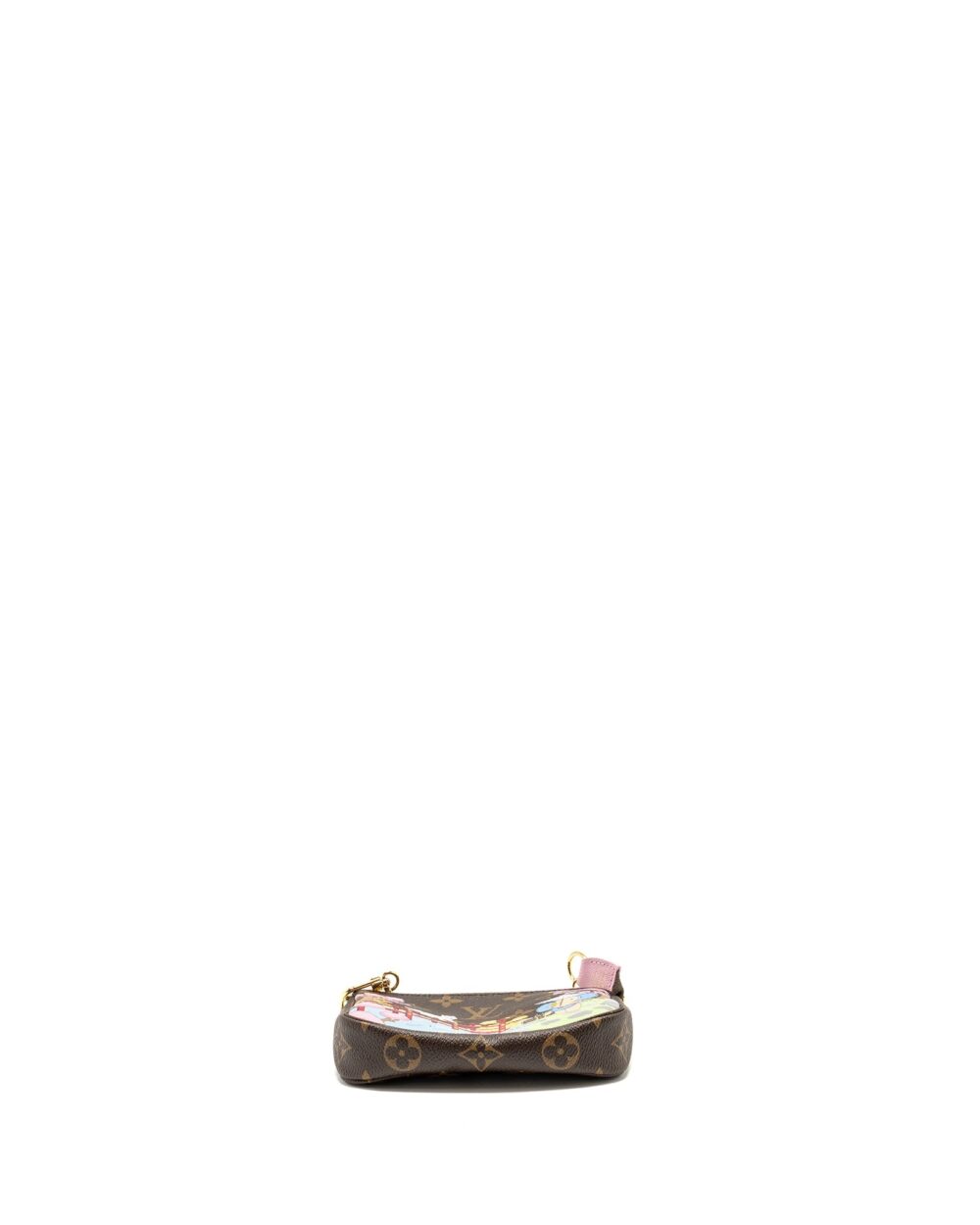 AAA Replica Louis Vuitton LV MINI POCHETTE ACCESSORIES 2021 CHRISTMAS LIMITED EDITION JAPANESE GARDEN SAKURA GHW 
