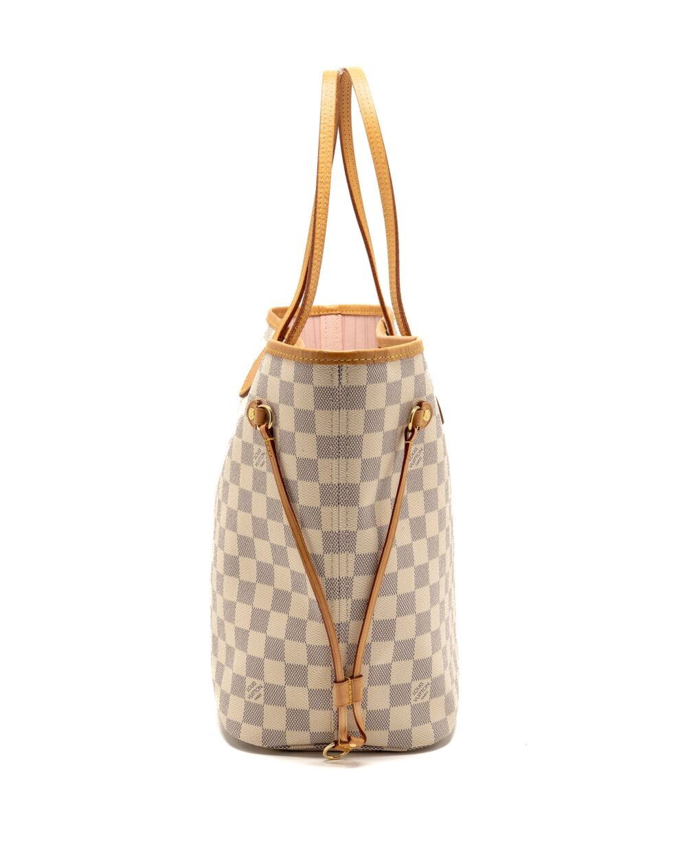 AAA Replica Louis Vuitton LV NEVERFULL MM DAMIER AZUR CANVAS GHW