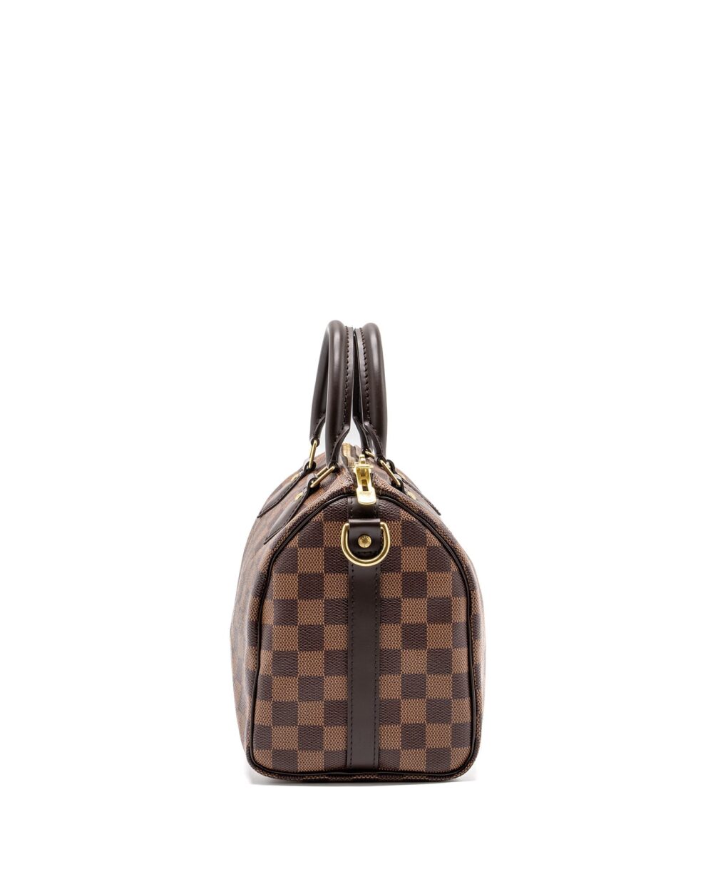 AAA Replica Louis Vuitton LV SPEEDY 25 DAMIER EBENE GHW