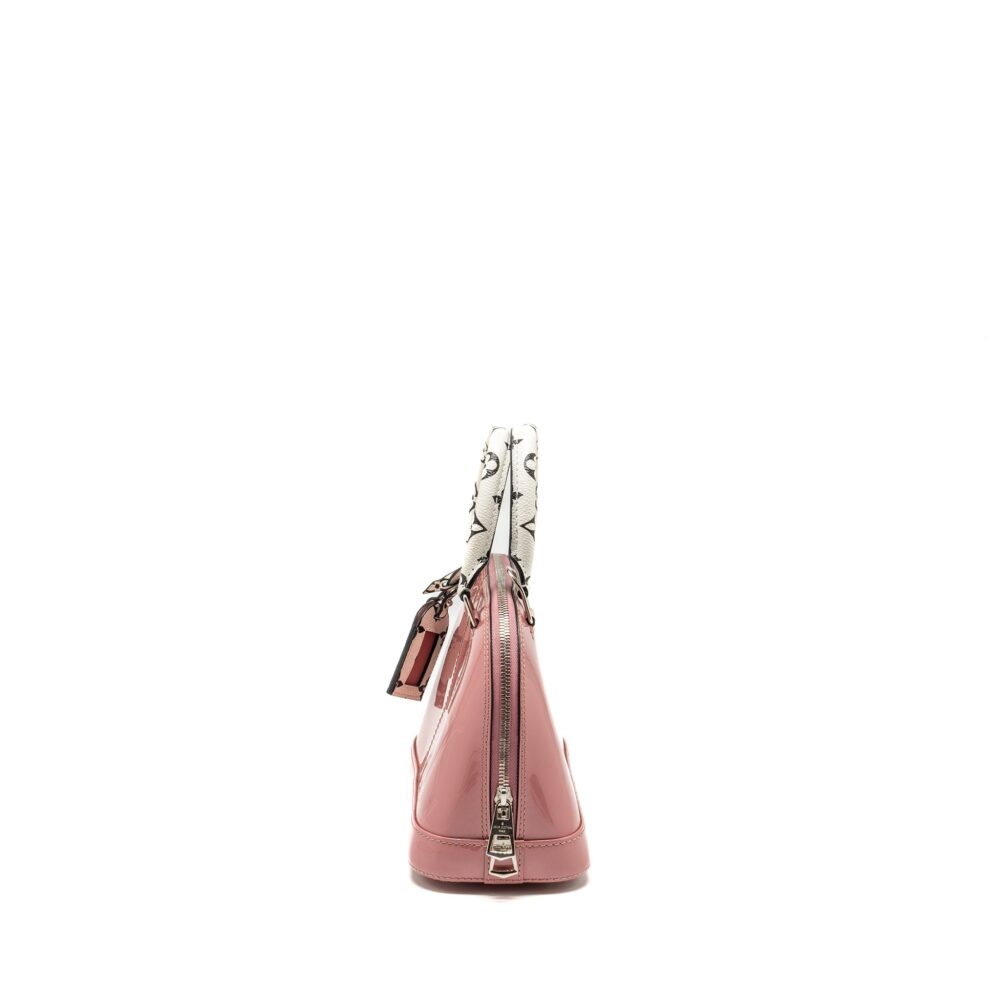 AAA Replica Louis Vuitton LV ALMA BB VERNIS PATENT ROSE BLUSH SHW