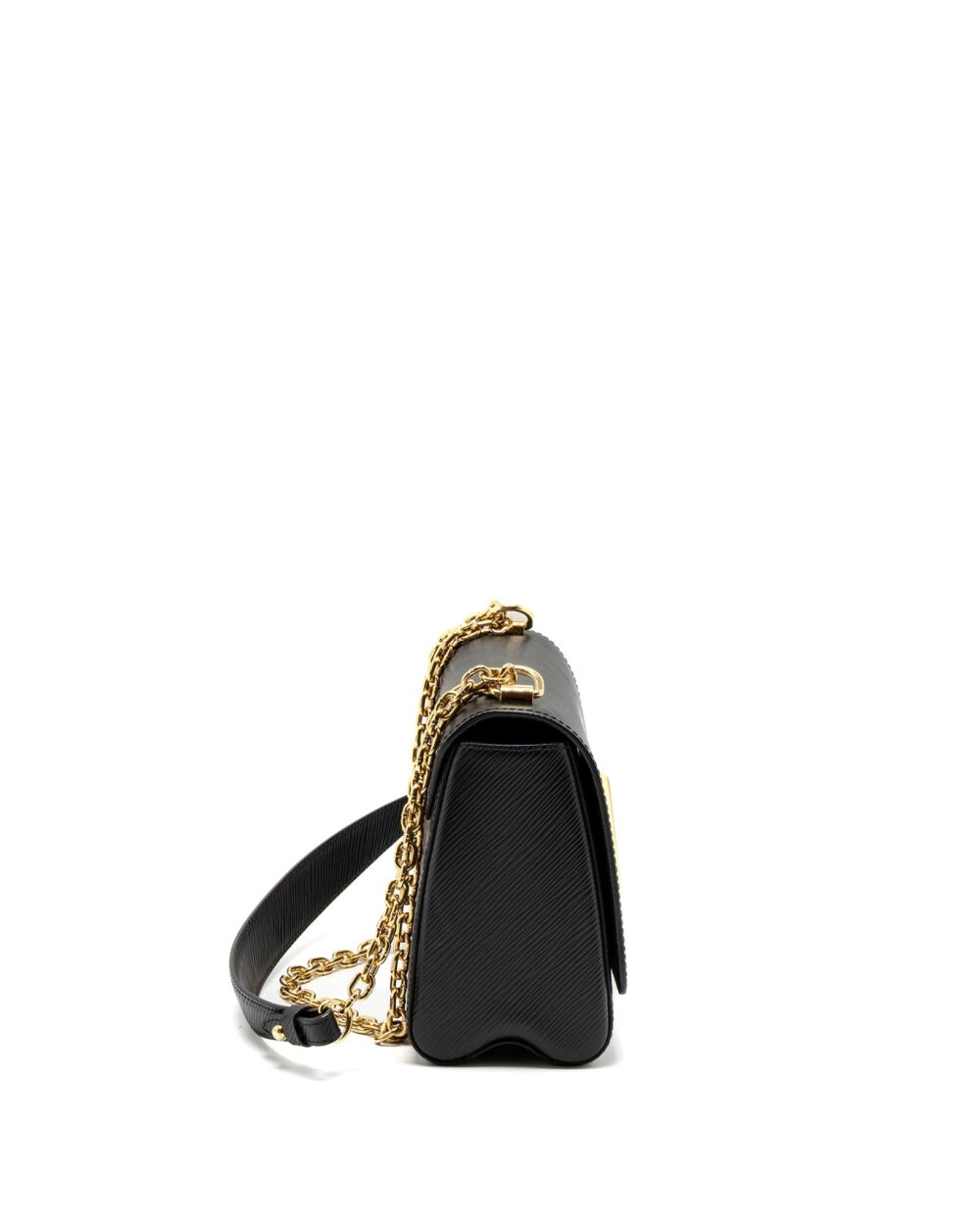 AAA Replica Louis Vuitton LV TWIST MM EPI BLACK GHW