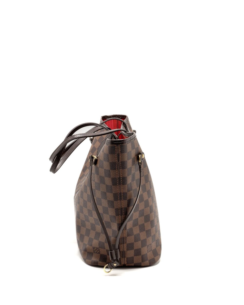AAA Replica Louis Vuitton LV NEVERFULL MM DAMIER EBENE CANVAS GHW