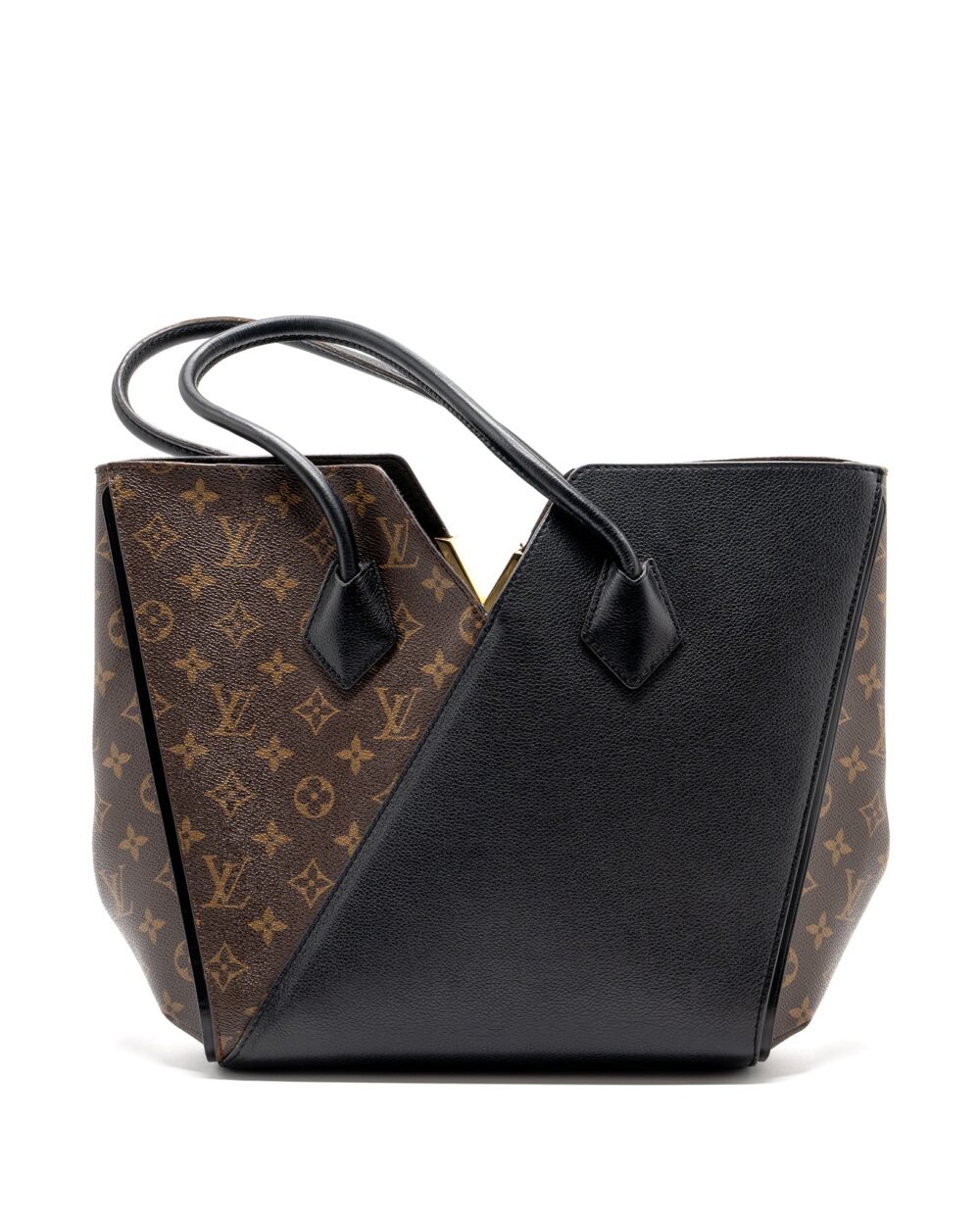 AAA Replica Louis Vuitton LV KIMONO TOTE BAG LEATHER / MONOGRAM CANVAS GHW