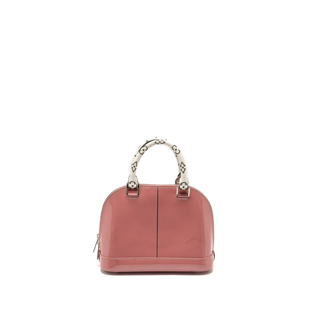 AAA Replica Louis Vuitton LV ALMA BB VERNIS PATENT ROSE BLUSH SHW