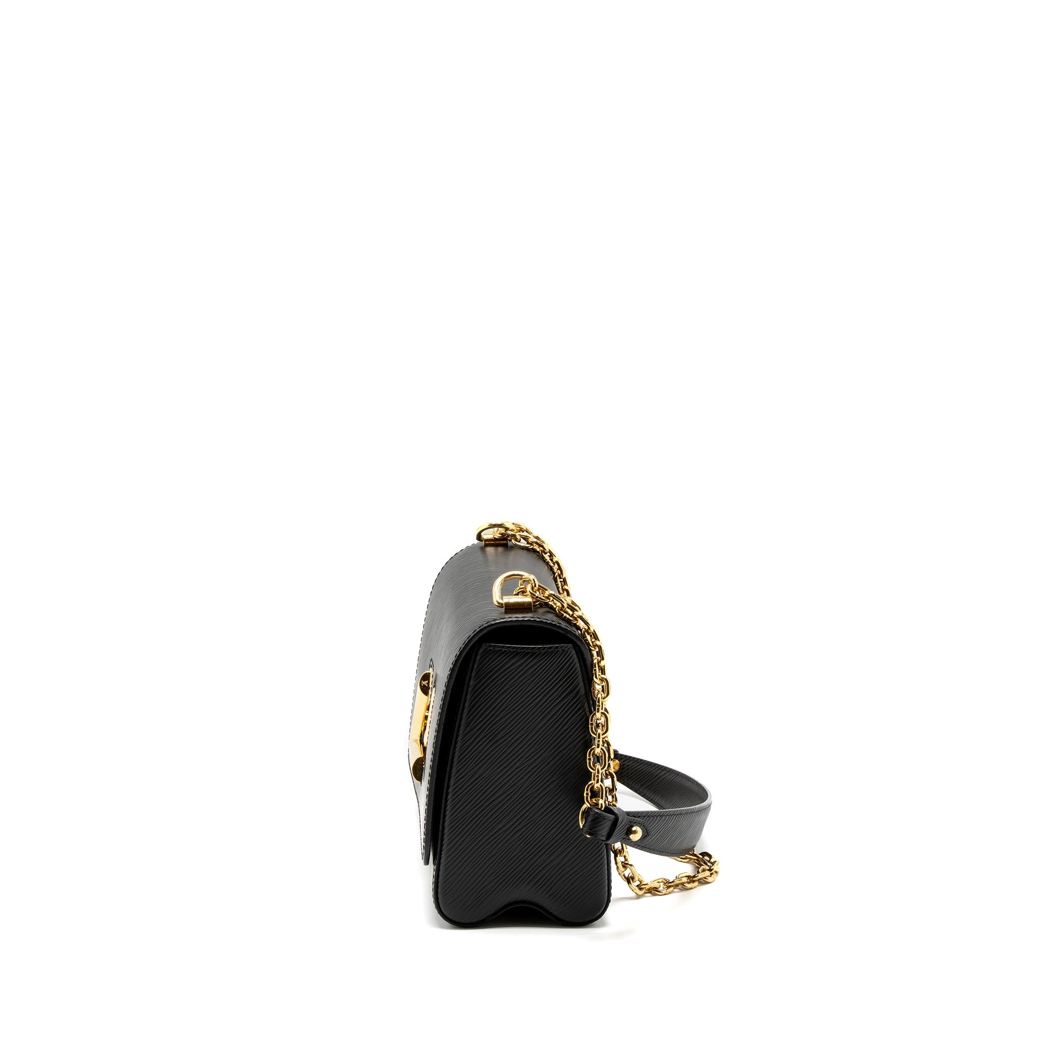 AAA Replica Louis Vuitton LV TWIST MM EPI BLACK GHW