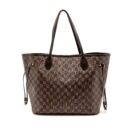 AAA Replica Louis Vuitton LV NEVERFULL MM DAMIER EBENE CANVAS GHW