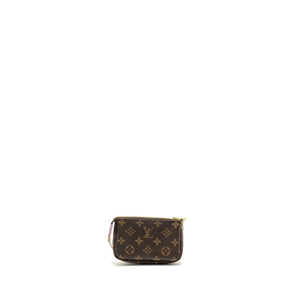 AAA Replica Louis Vuitton LV MINI POCHETTE ACCESSORIES 2021 CHRISTMAS LIMITED EDITION JAPANESE GARDEN SAKURA GHW