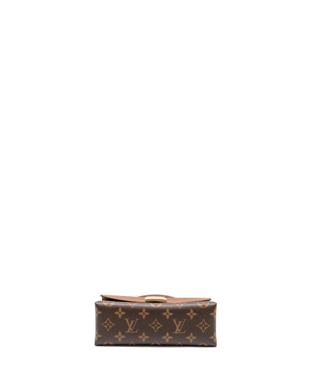 AAA Replica Louis Vuitton LV LOCK BB MONOGRAM CANVAS BROWN GHW