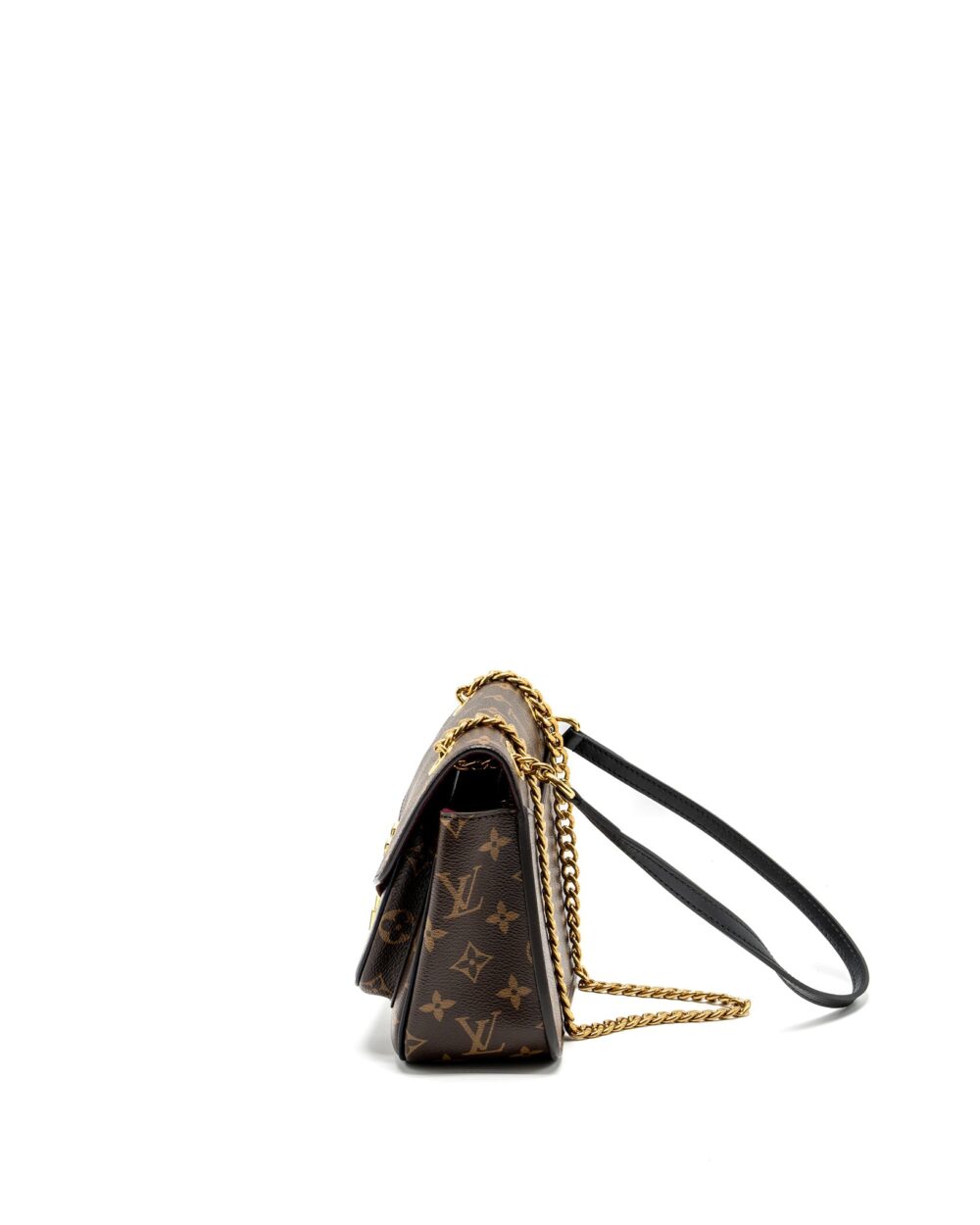 AAA Replica Louis Vuitton LV PASSY MONOGRAM CANVAS BLACK/GOLD HARDWARE