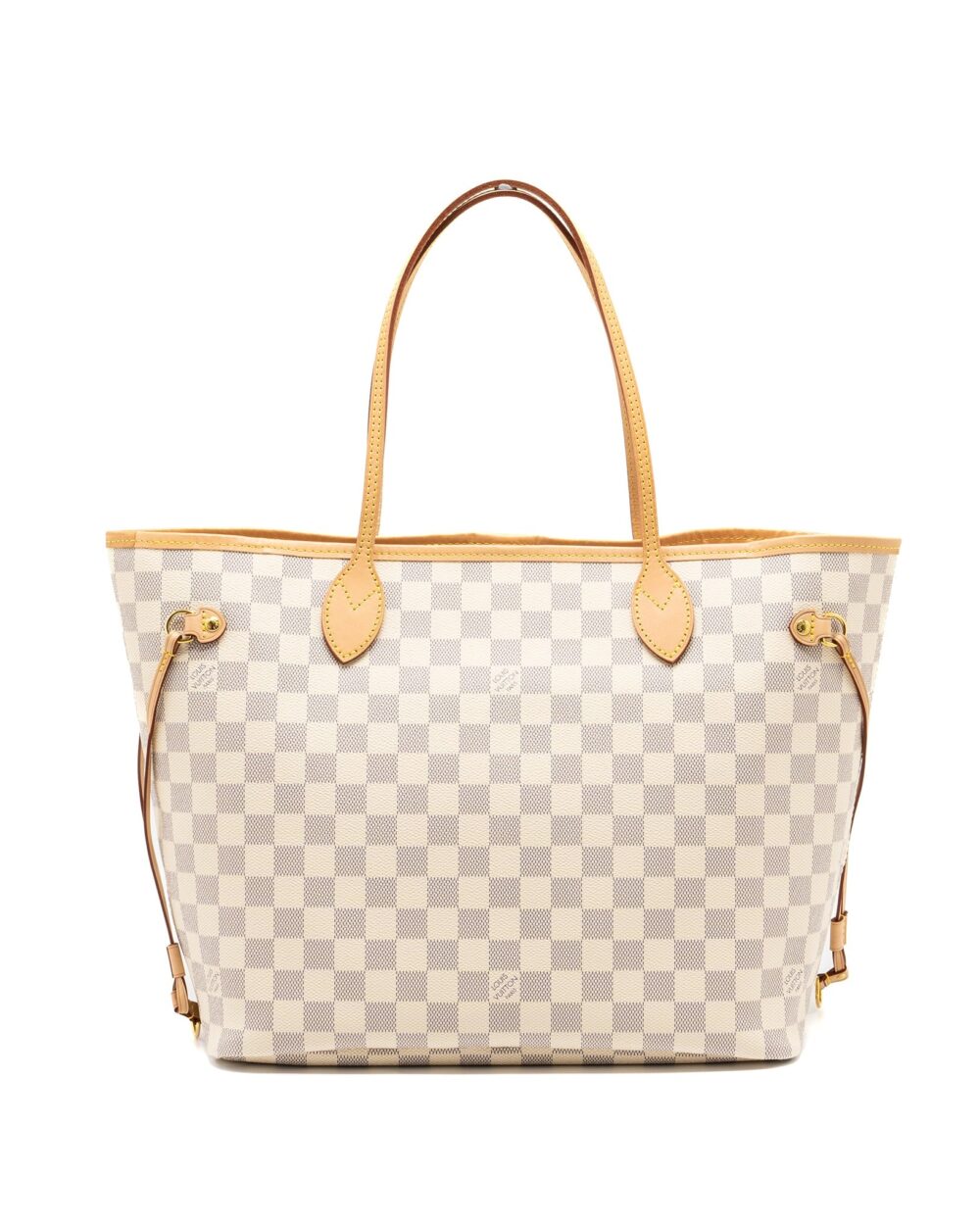 AAA Replica Louis Vuitton LV NEVERFULL MM DAMIER AZUR CANVAS GHW