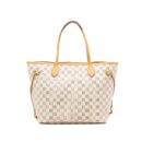 AAA Replica Louis Vuitton LV NEVERFULL MM DAMIER AZUR CANVAS GHW