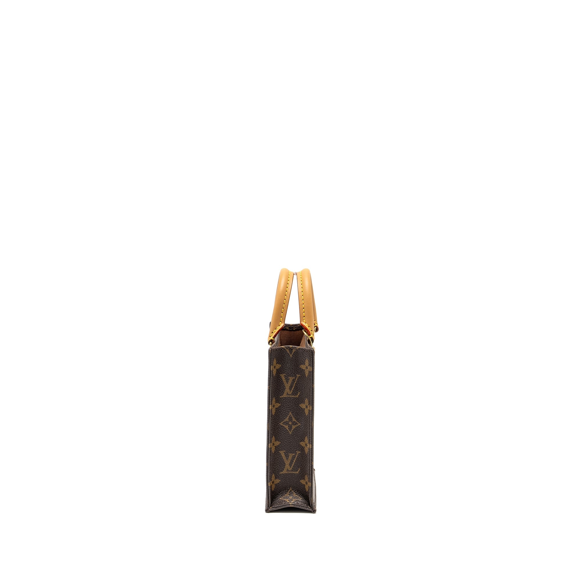 AAA Replica Louis Vuitton LV PETIT SAC PLAT MONOGRAM CANVAS GHW
