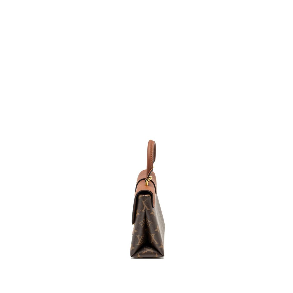AAA Replica Louis Vuitton LV LOCK BB MONOGRAM CANVAS BROWN GHW