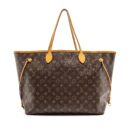 AAA Replica Louis Vuitton LV NEVERFULL GM MONOGRAM CANVAS GHW