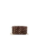 AAA Replica Louis Vuitton LV FELICIE POCHETTE DAMIER EBÈNE CANVAS GHW