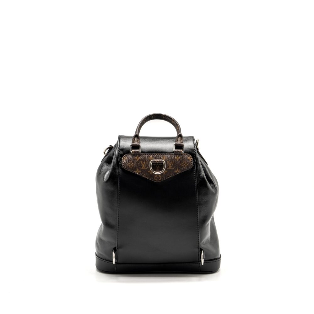 AAA Replica Louis Vuitton LV MONTSOURIS BACKPACK PM LAMBSKIN BLACK SHW