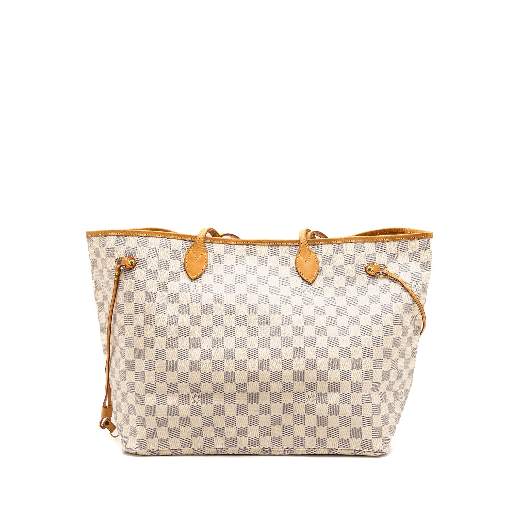 AAA Replica Louis Vuitton LV NEVERFULL GM DAMIER AZUR CANVAS GHW
