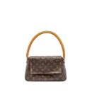 AAA Replica Louis Vuitton LV VINTAGE MINI LOOPING SHOULDER BAG MONOGRAM CANVAS GHW