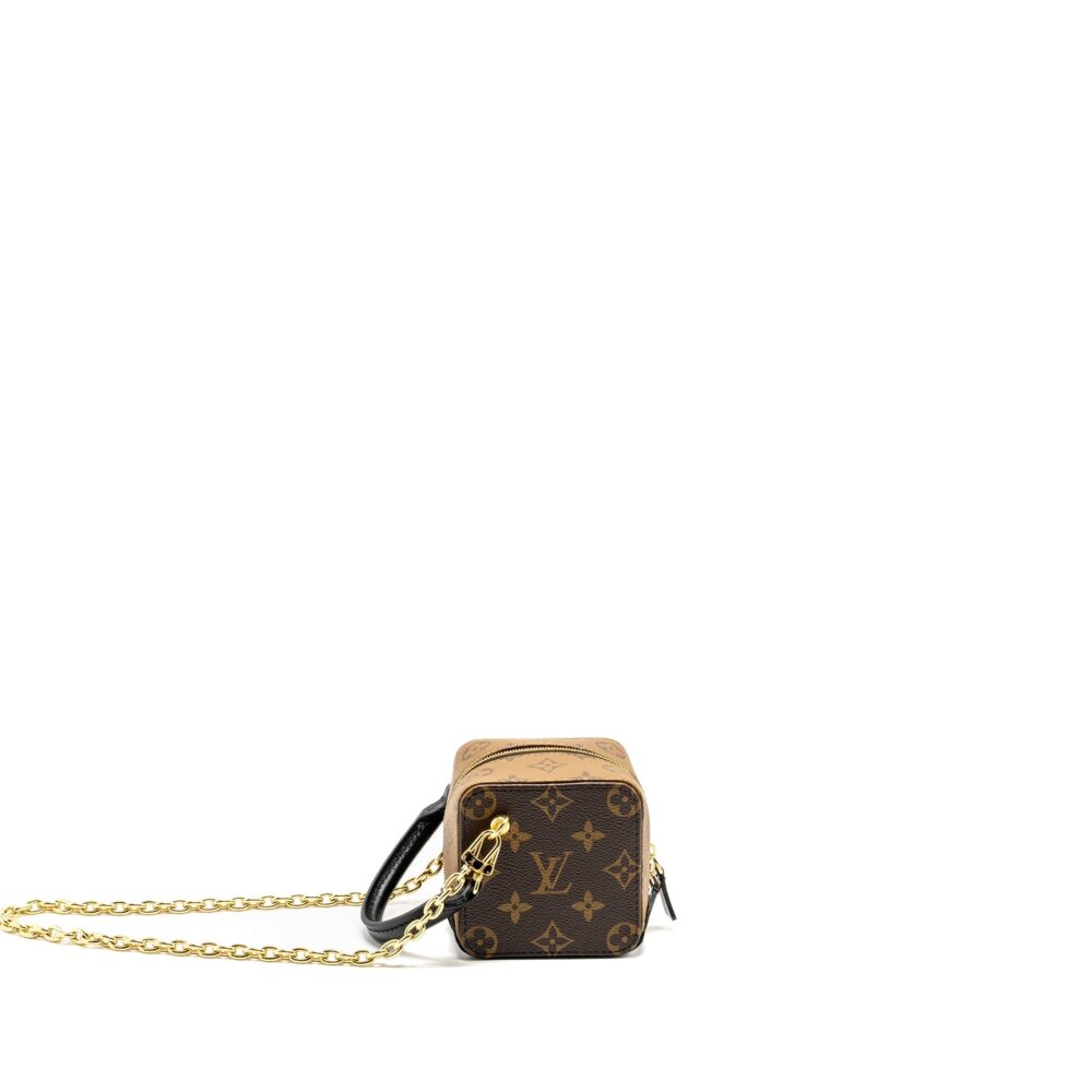 AAA Replica Louis Vuitton LV DICE BAG REVERSE MONOGRAM CANVAS / LEATHER GHW