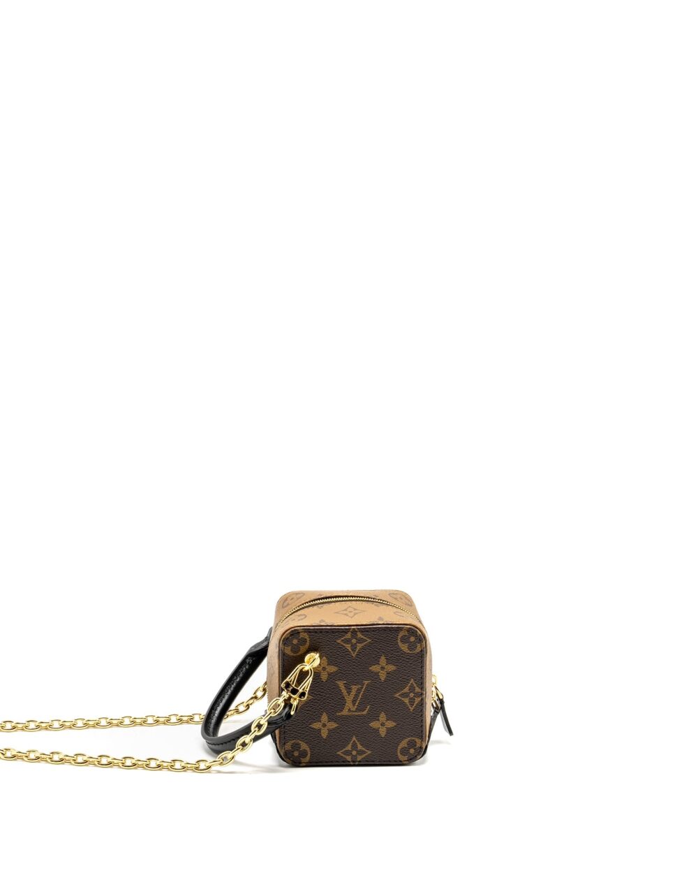 AAA Replica Louis Vuitton LV DICE BAG REVERSE MONOGRAM CANVAS / LEATHER GHW 