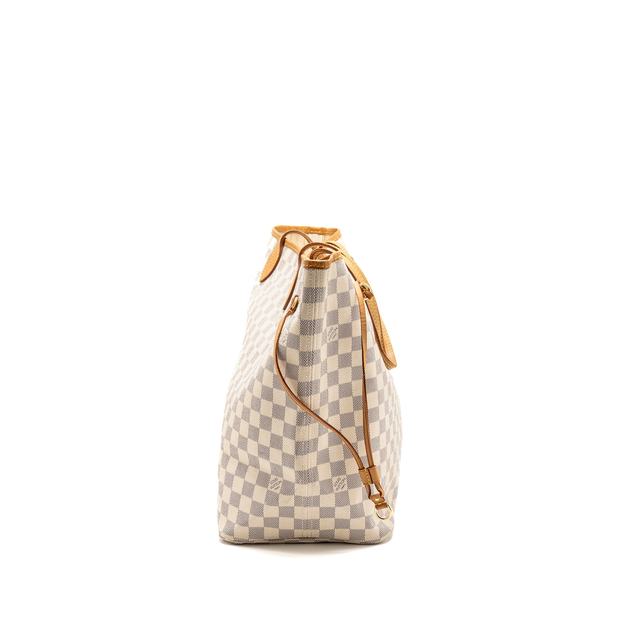 AAA Replica Louis Vuitton LV NEVERFULL GM DAMIER AZUR CANVAS GHW