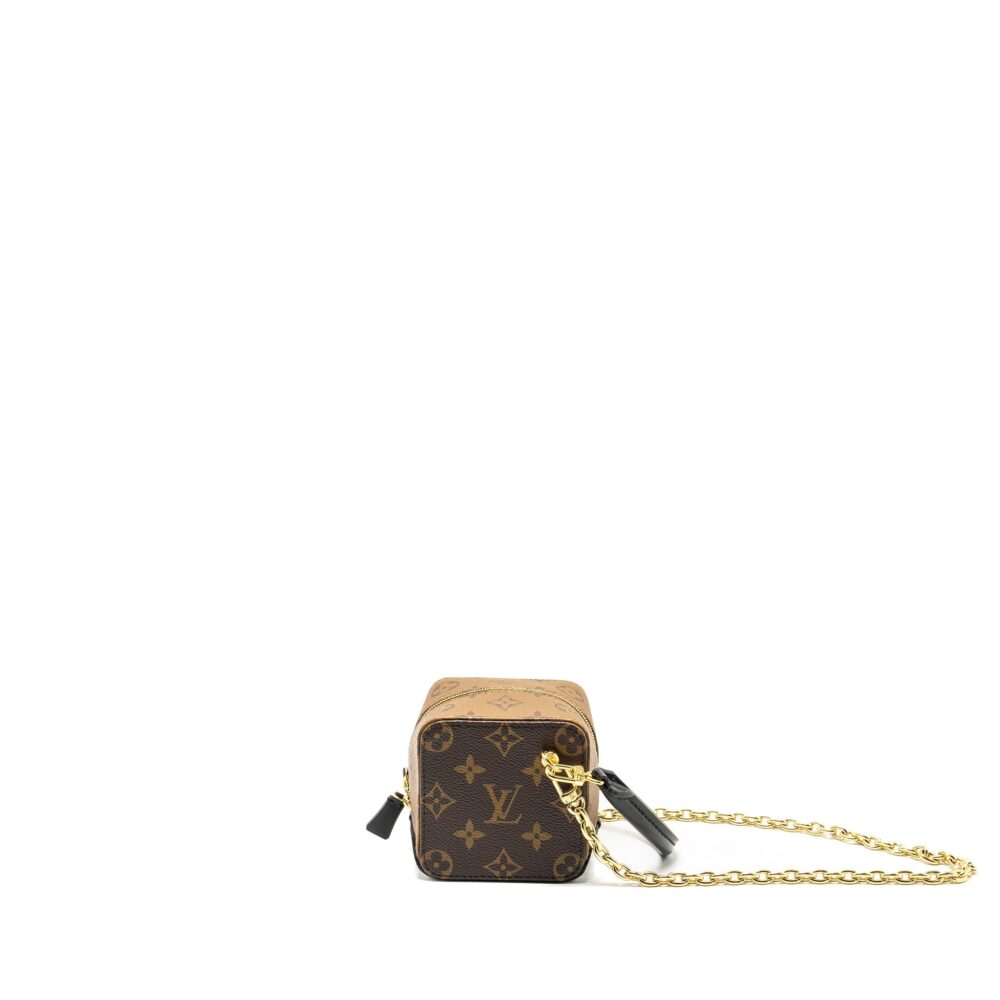 AAA Replica Louis Vuitton LV DICE BAG REVERSE MONOGRAM CANVAS / LEATHER GHW