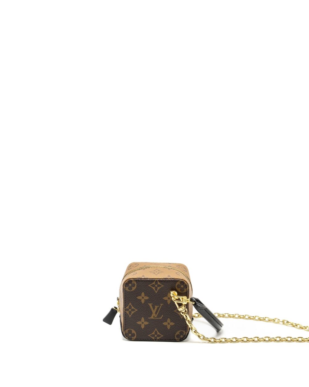 AAA Replica Louis Vuitton LV DICE BAG REVERSE MONOGRAM CANVAS / LEATHER GHW 