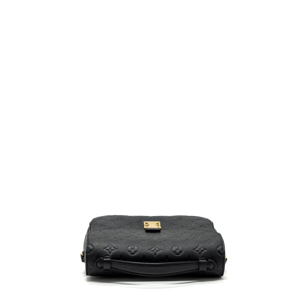 AAA Replica Louis Vuitton LV MÉTIS POCHETTE MONOGRAM EMPREINTE BLACK GHW(NEW VERSION)