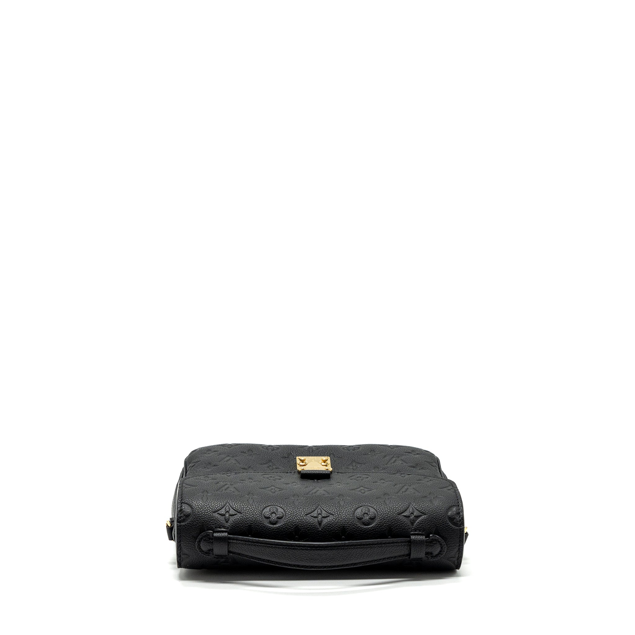 AAA Replica Louis Vuitton LV MÉTIS POCHETTE MONOGRAM EMPREINTE BLACK GHW(NEW VERSION)