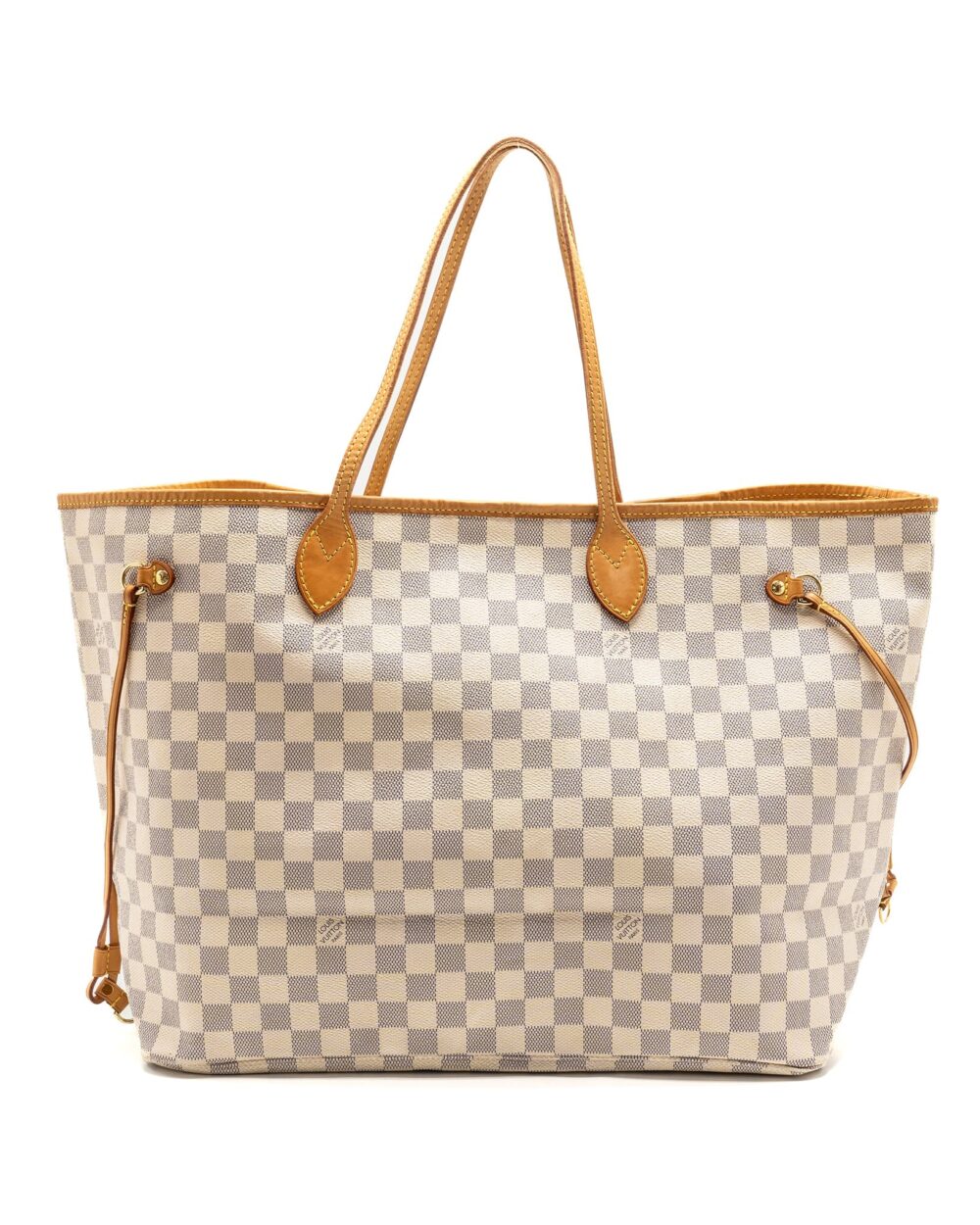 AAA Replica Louis Vuitton LV NEVERFULL GM DAMIER AZUR CANVAS GHW