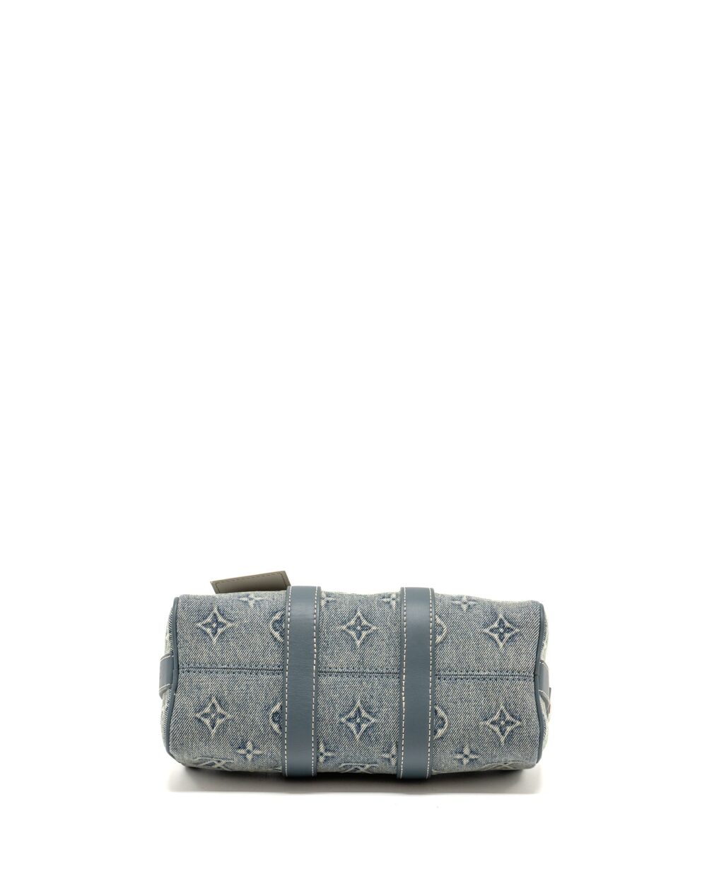 AAA Replica Louis Vuitton LV KEEPALL BANDOULIERE 25 WASHED DENIM CANVAS BLUE SHW