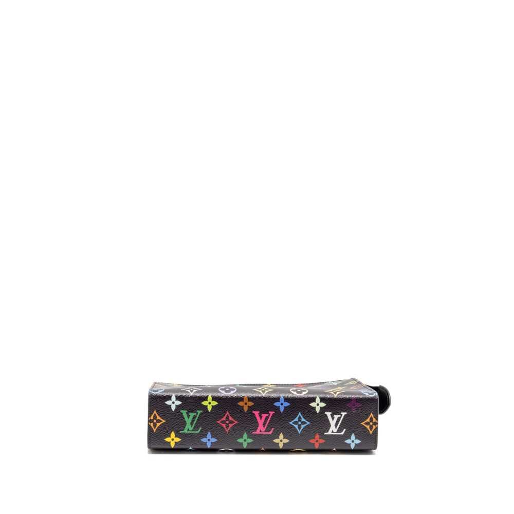 AAA Replica Louis Vuitton LV X TAKASHI MURAKAMI TOILETRY POUCH MONOGRAM CANVAS/LEATHER BLACK/MULTICOLOUR SHW