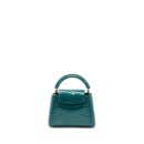 AAA Replica Louis Vuitton LV CAPUCINES MINI CROCODILE BRILLANT BLUE CANARD GHW