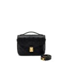 AAA Replica Louis Vuitton LV MÉTIS POCHETTE MONOGRAM EMPREINTE BLACK GHW(NEW VERSION)