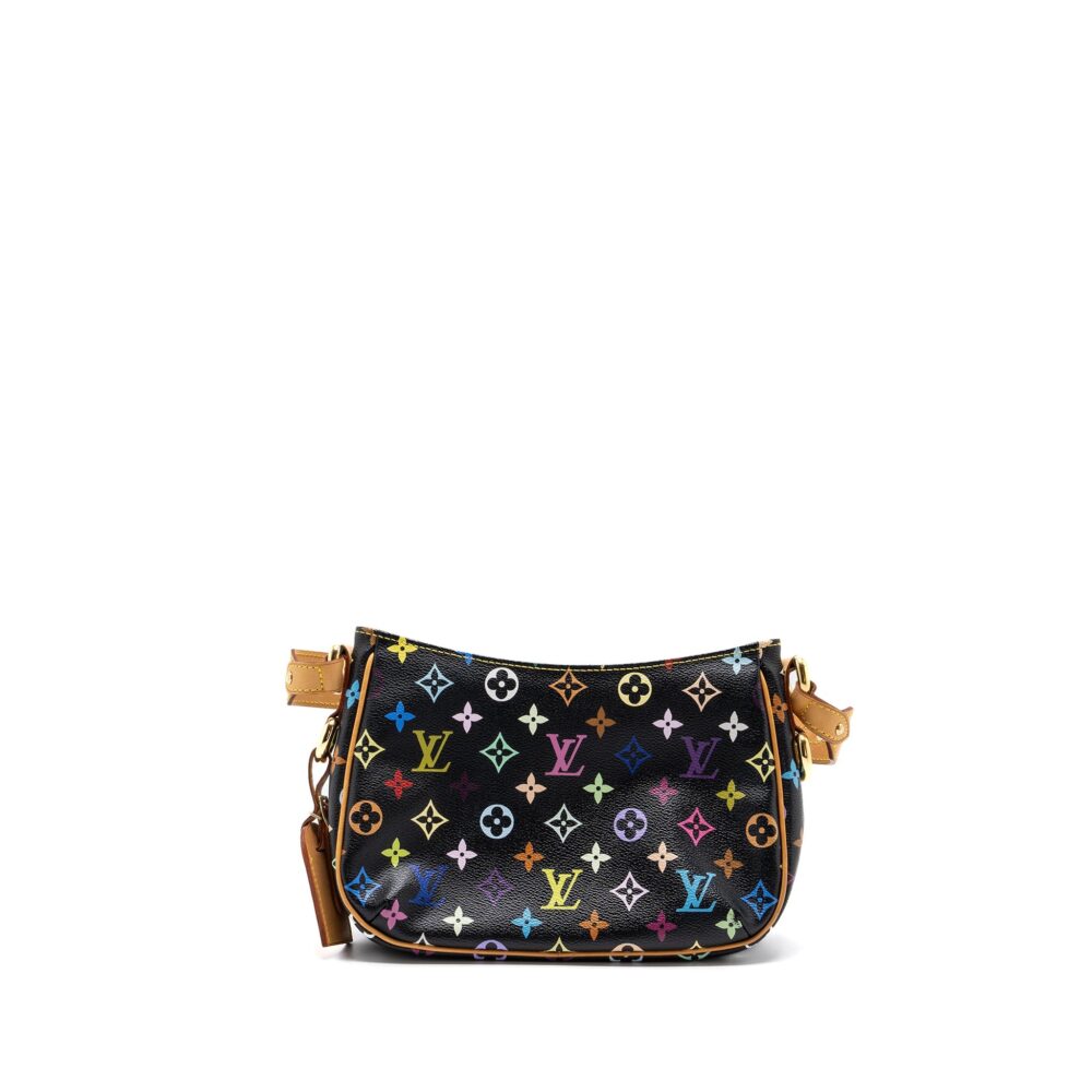 AAA Replica Louis Vuitton LV VINTAGE LODGE BAG MULTICOLOUR MONOGRAM CANVAS BLACK GHW