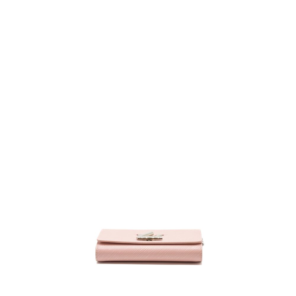 AAA Replica Louis Vuitton LV TWIST CHAIN POUCH EPI ROSE BALLERINE SHW
