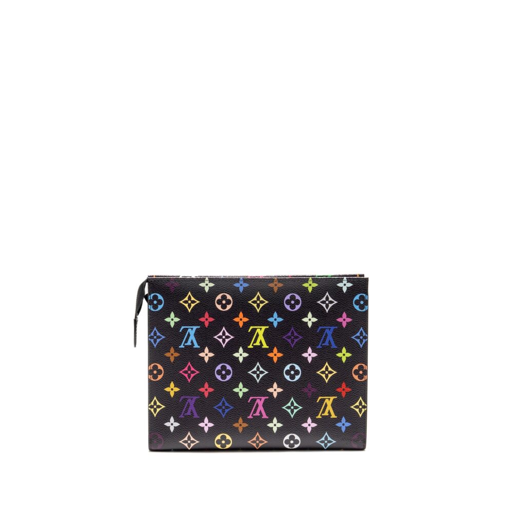 AAA Replica Louis Vuitton LV X TAKASHI MURAKAMI TOILETRY POUCH MONOGRAM CANVAS/LEATHER BLACK/MULTICOLOUR SHW