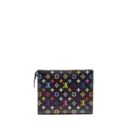 AAA Replica Louis Vuitton LV X TAKASHI MURAKAMI TOILETRY POUCH MONOGRAM CANVAS/LEATHER BLACK/MULTICOLOUR SHW