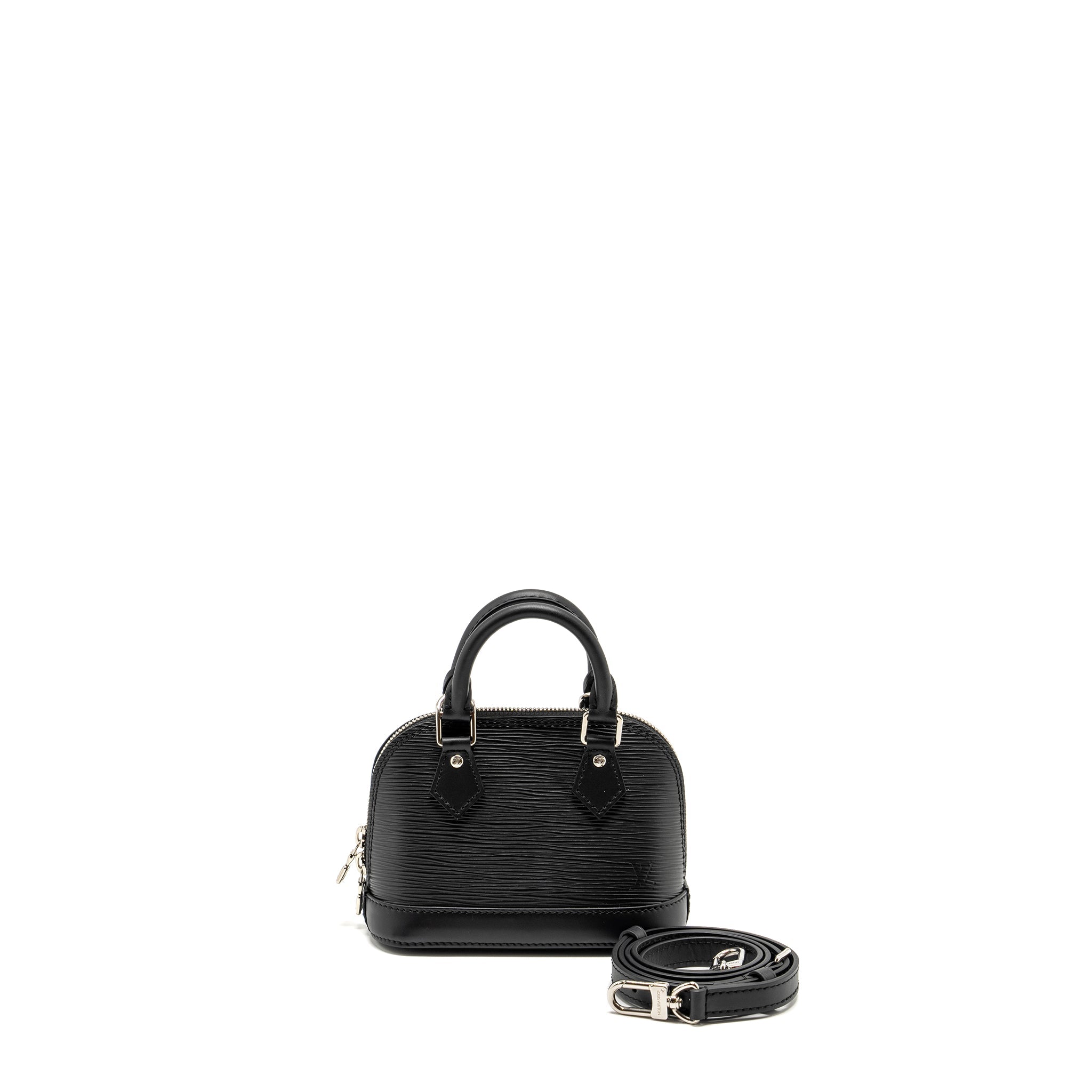 AAA Replica Louis Vuitton LV ALMA NANO EPI BLACK SHW