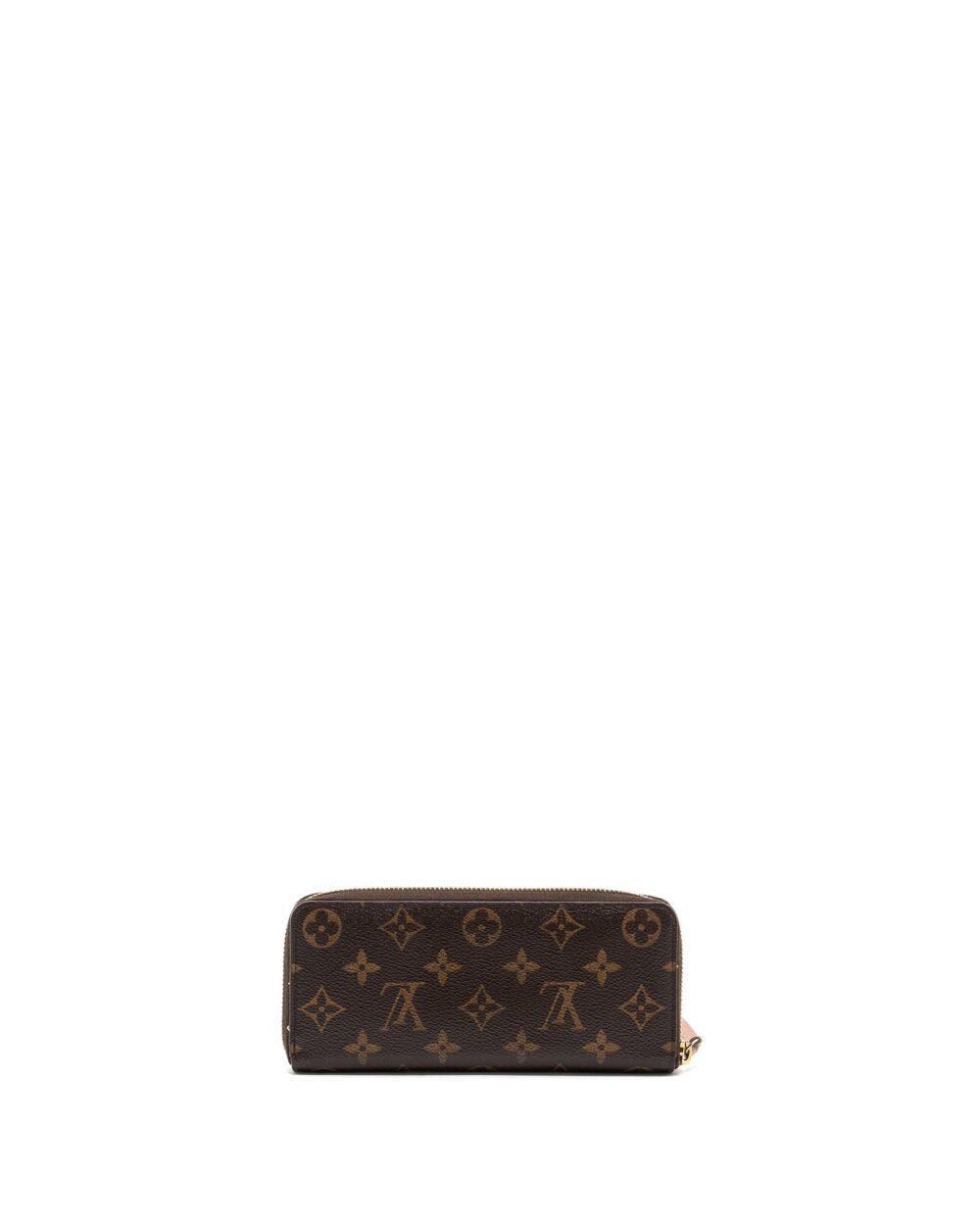 AAA Replica Louis Vuitton LV CLEMENCE LONG WALLET MONOGRAM CANVAS ROSE BALLERINE GHW