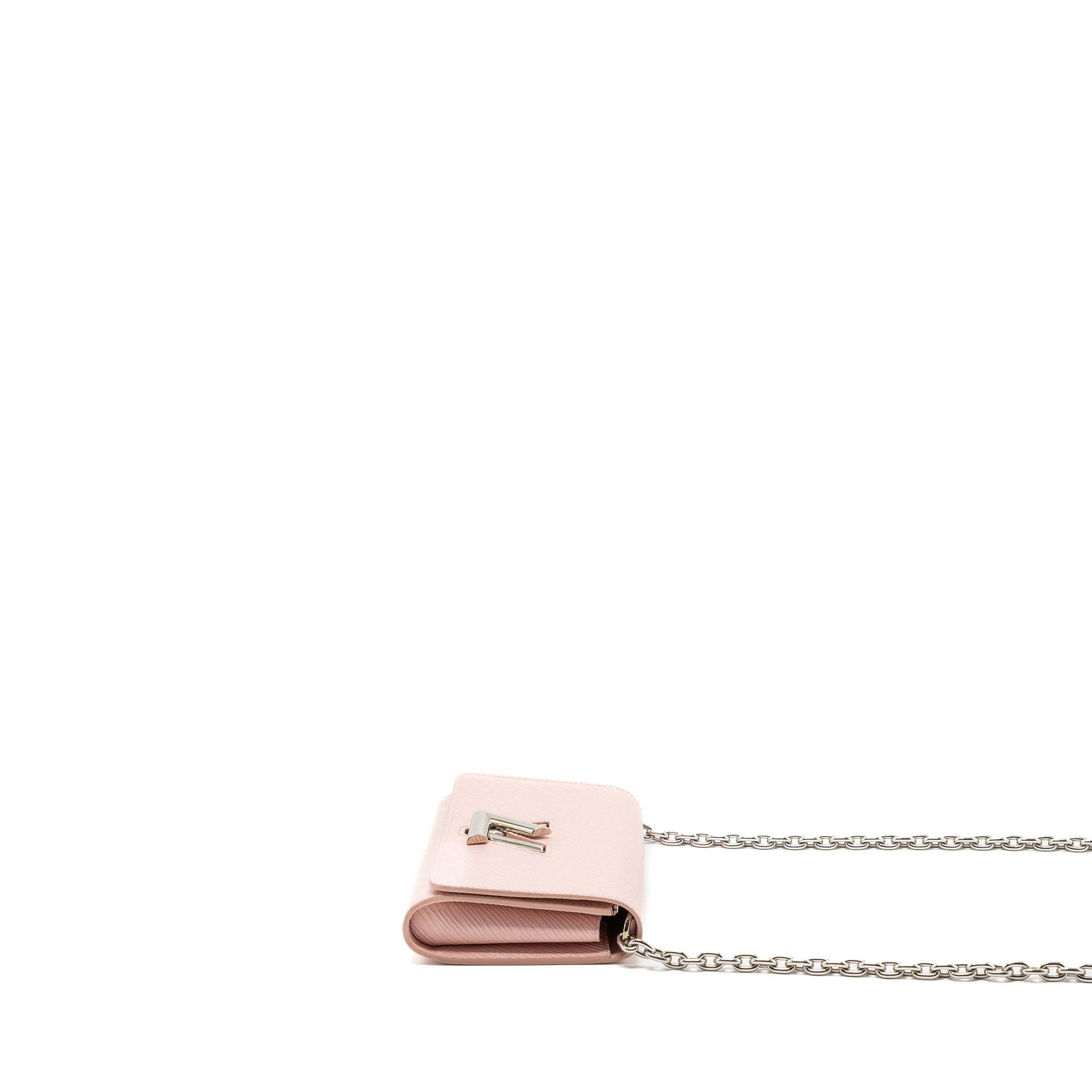 AAA Replica Louis Vuitton LV TWIST CHAIN POUCH EPI ROSE BALLERINE SHW
