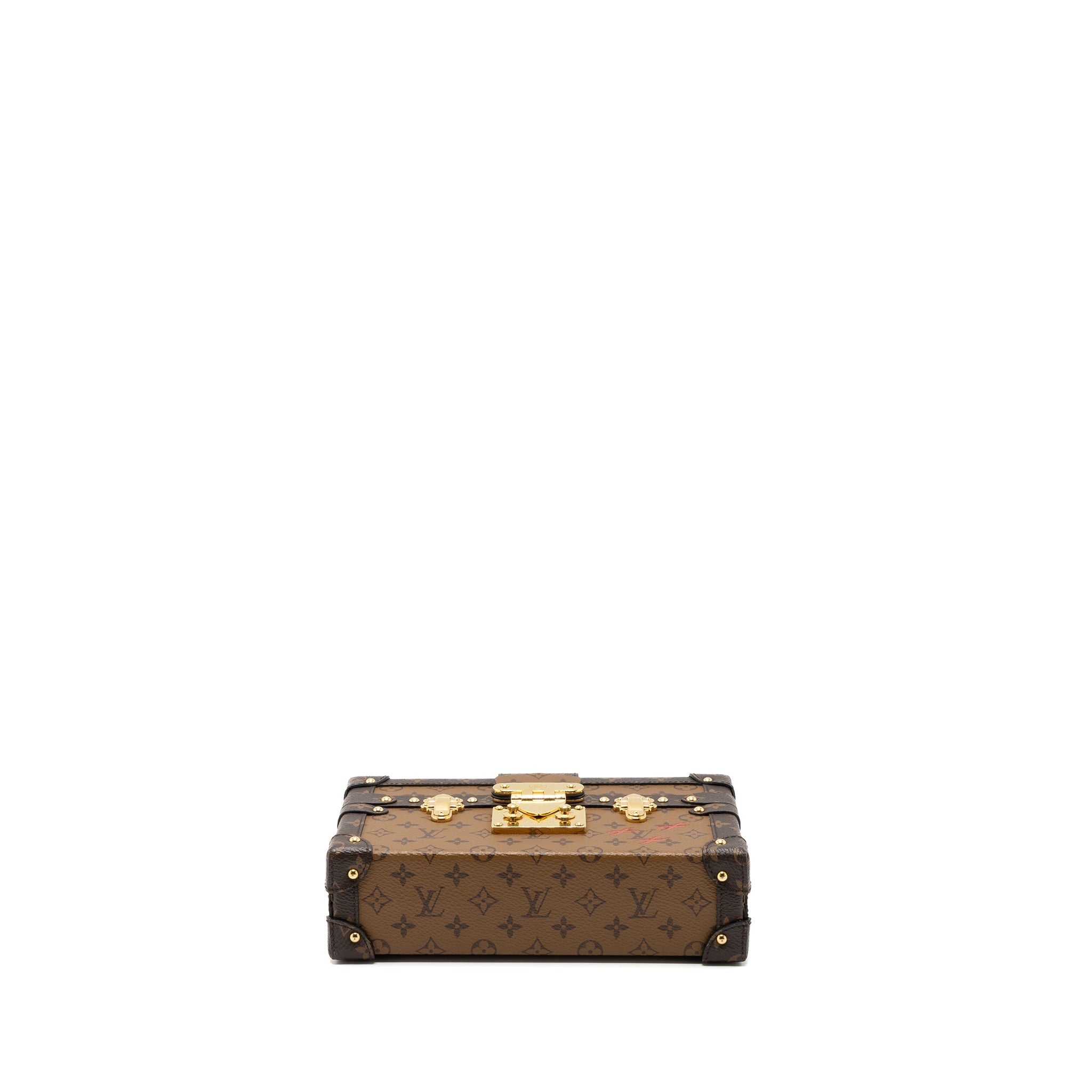 AAA Replica Louis Vuitton LV PETITE MALLE MONOGRAM REVERSE CANVAS GHW