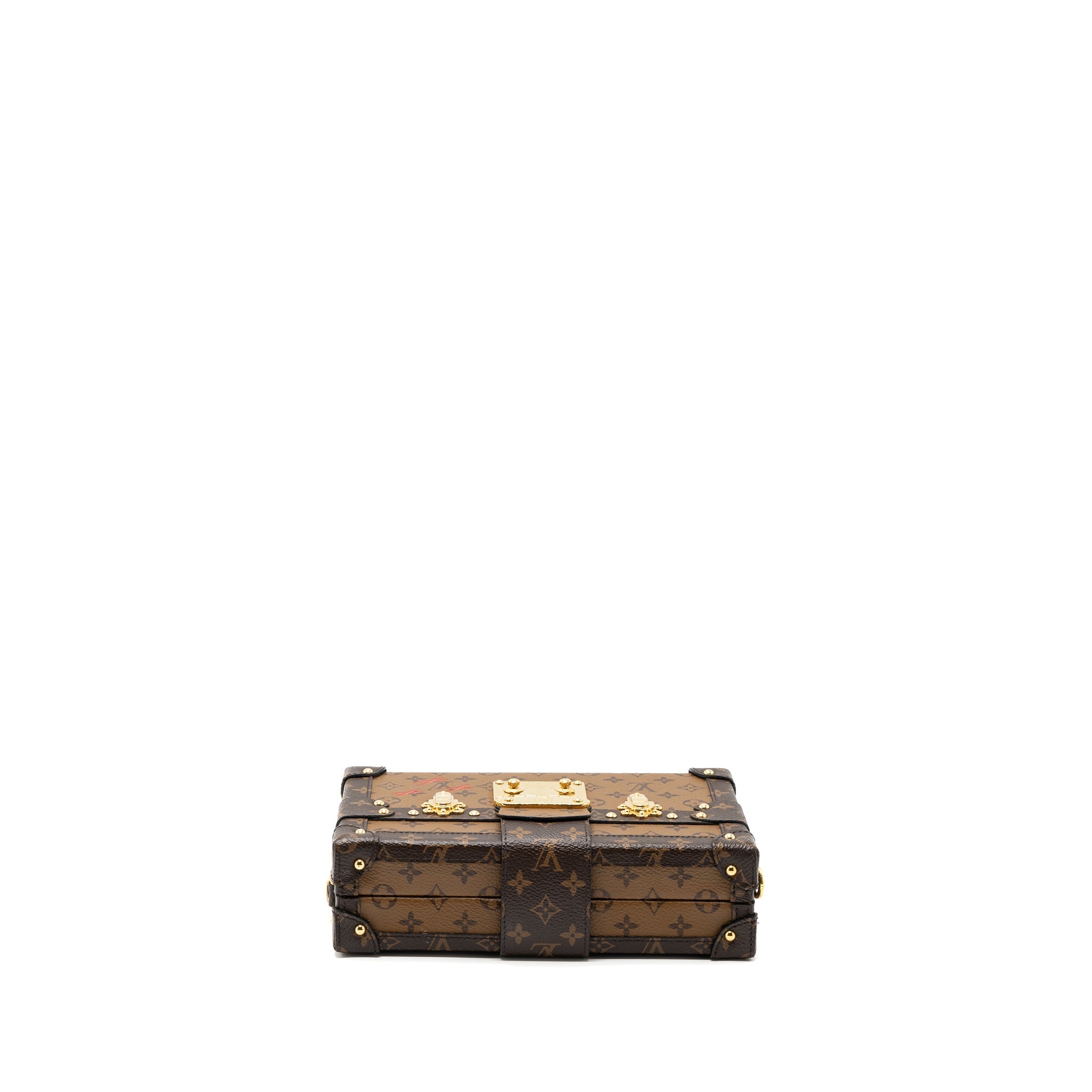 AAA Replica Louis Vuitton LV PETITE MALLE MONOGRAM REVERSE CANVAS GHW