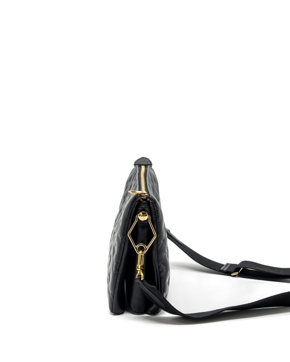 AAA Replica Louis Vuitton LV COUSSIN PM MONOGRAM EMPREINTE LAMBSKIN BLACK GHW (NEW VERSION)