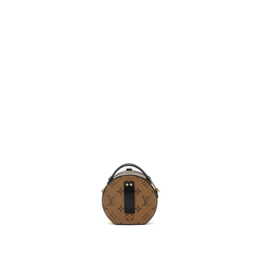 AAA Replica Louis Vuitton LV MINI BOITE CHAPEAU MONOGRAM REVERSE CANVAS GHW