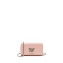 AAA Replica Louis Vuitton LV TWIST CHAIN POUCH EPI ROSE BALLERINE SHW