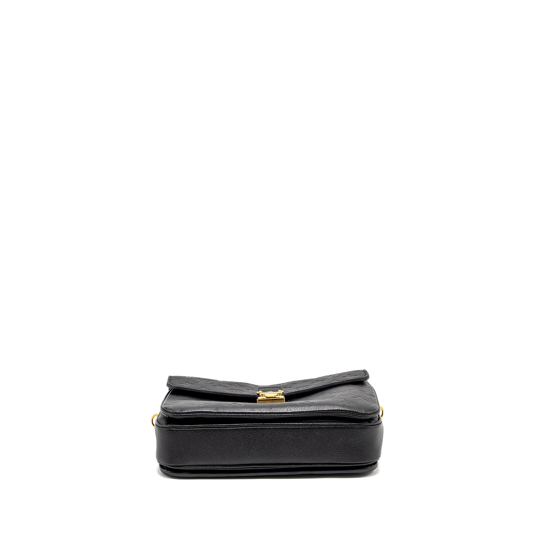 AAA Replica Louis Vuitton LV POCHETTE METIS MONOGRAM EMPREINTE BLACK GHW