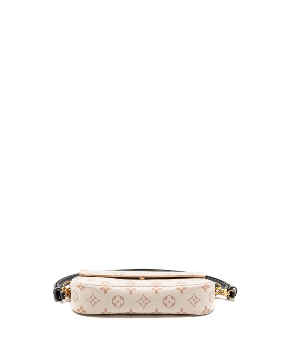 AAA Replica Louis Vuitton LV IVY WALLET ON CHAIN MONOGRAM CANVAS BEIGE/ CREAM GHW
