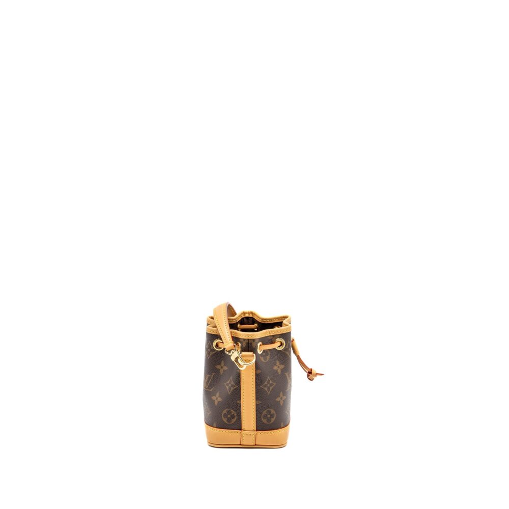 AAA Replica Louis Vuitton LV NANO NOE MONOGRAM CANVAS GHW